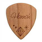 Personalized Unicorn Guitar Picks Set Guitar Shape Wood Guitar Pick Holder Case And Picks Set Pick