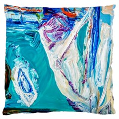 Seascape Large Cushion Case (one Side)