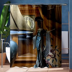 Lady Shower Curtain 60  X 72  (medium) 