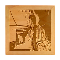 Lady Wood Photo Frame Cube