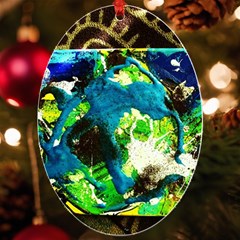 Avocado Uv Print Acrylic Ornament Oval