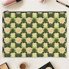 Retro 1880s Flowers Pattern 15 Cosmetic Bag (xxxl)