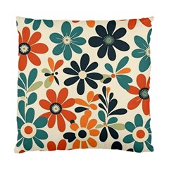 Retro Scandinavian Nordic Flowers Pattern 2 Standard Cushion Case (two Sides)