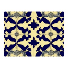 Royal Fractal Pattern 3 Two Sides Premium Plush Fleece Blanket (mini)