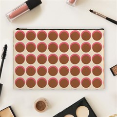 Retro 40s 50s Cupcake Pattern Cosmetic Bag (large)