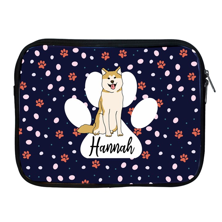 Personalized Pet Illustration iPad Zipper Case Apple iPad Zipper Case