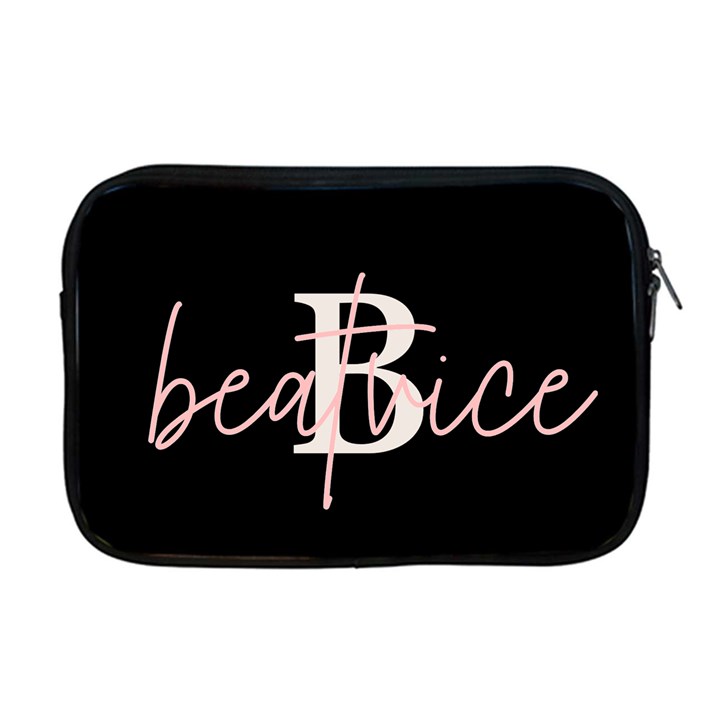 Modern Monogram Initial Apple MacBook Pro 17  Zipper Case