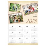 Personalized Family Calendar Canvas Yearly Calendar 16  x 22  Front - Jan 2025