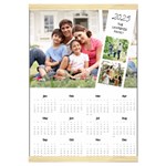 Personalized Family Calendar Canvas Yearly Calendar 16  x 22  Front - Jan 2025