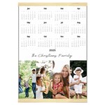 Personalized Family Calendar Canvas Yearly Calendar 16  x 22  Front - Jan 2025