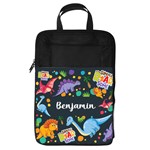 Personalized Name Any Text Dinosaur Foldable Shoe Storage Bag Foldable Shoe Storage Bag Front
