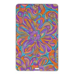 Mid Century Retro Floral 1970s 1960s Pattern 75 Name Card Style Usb Flash Drive