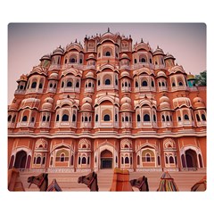 Rajasthan Hawa Mahal Two Sides Premium Plush Fleece Blanket (kids Size)