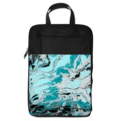 Fluid Turquoise Foldable Shoe Storage Bag