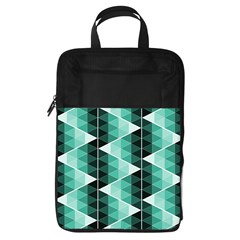 Triangles Pyramid Geometric Pattern Foldable Shoe Storage Bag