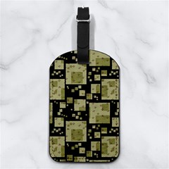 Background Graphic Wallpaper Decor Backdrop Design Nappa Leather Luggage Tag Rectangle