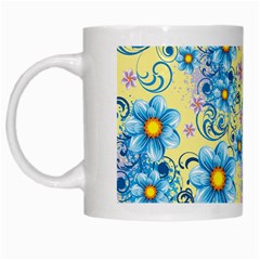 Flowers Bloom Blossom Petals Plant White Mug