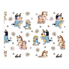 Bluey, Bluey Merch, Bluey Pattern, Bluey Bluey, Bingo, Bluey Design, Bluey Dog 35  X 27  Two Sides Premium Plush Fleece Blanket (mini)