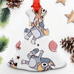Bluey, Bluey Merch, Bluey Pattern, Bluey Bluey, Bingo, Bluey Design, Bluey Dog Christmas Tree Ornament (two Sides)