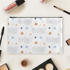 Bluey, Bluey Merch, Bluey Pattern, Bluey Bluey, Bingo, Bluey Design, Bluey Dog Cosmetic Bag (large)
