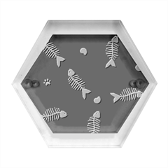 Pattern Design Seamless Fishbone Hexagon Wood Jewelry Box