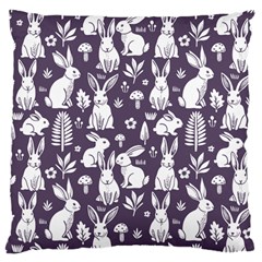 Easter Bunny Pattern Large Cushion Case (one Side)
