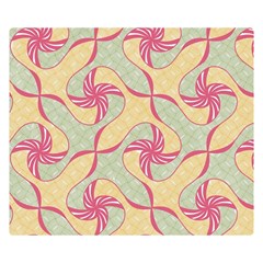 Abstract Pattern Design Scrapbooking 50  X 40  Premium Plush Fleece Blanket (small)