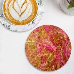 Acid Green Blend Uv Print Round Tile Coaster