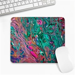 Green Pour Large Mousepad